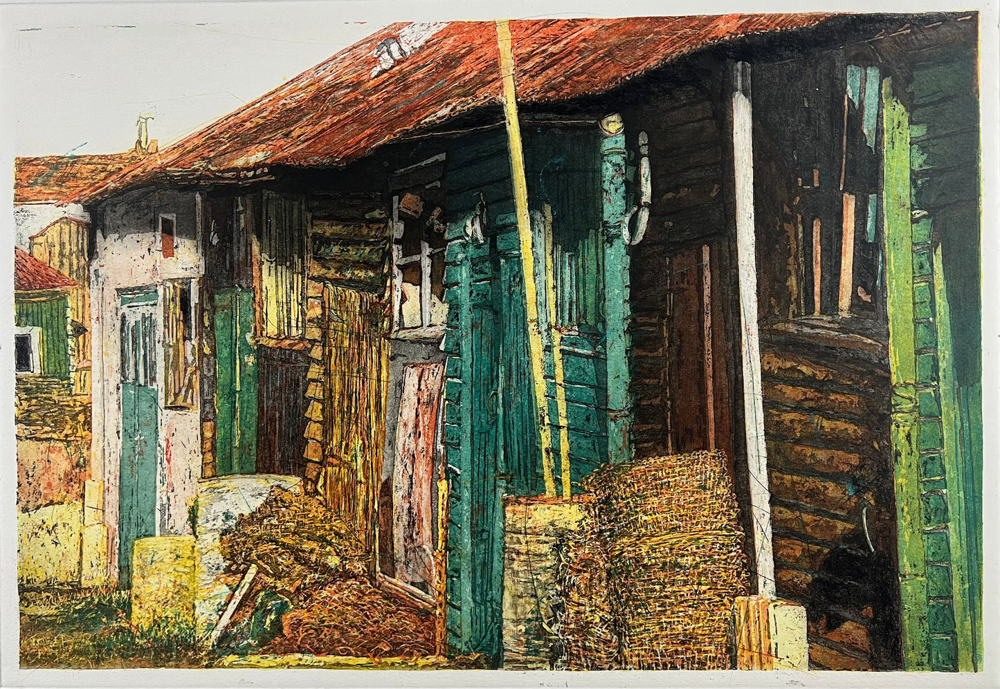 Andruchowicz, Dietlinde, Rue des Pecheurs, 40 x 58,2cm, 57/120, Radierung