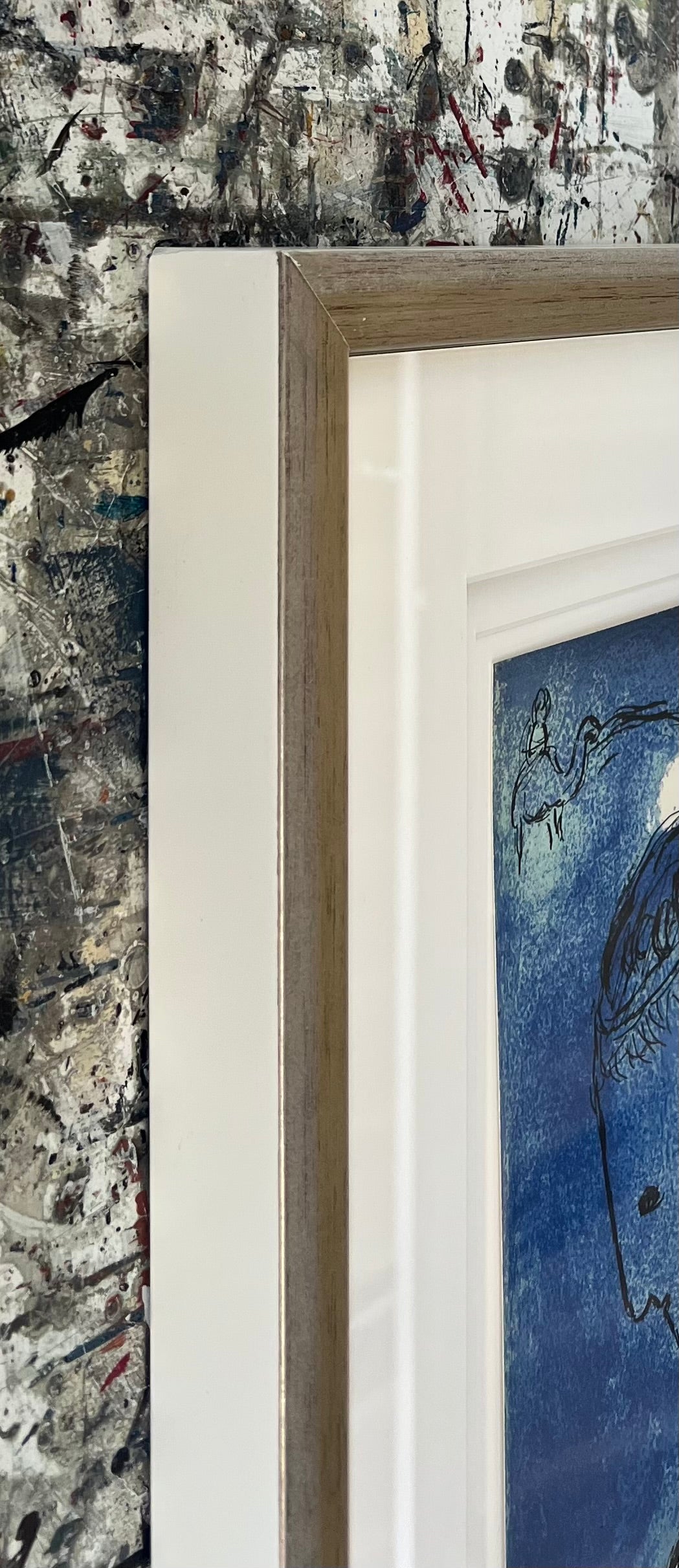 Chagall, Marc, Abraham und Sarah, 35 x 26cm, 1712/3000, Lithografie, 1985