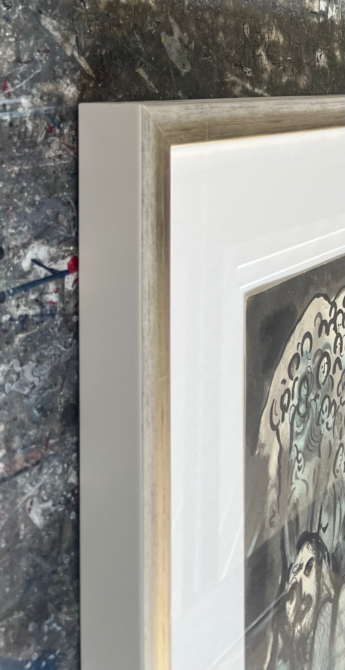 Chagall, Marc, Moses und sein Volk, 32 x 24cm, Lithografie, 1973