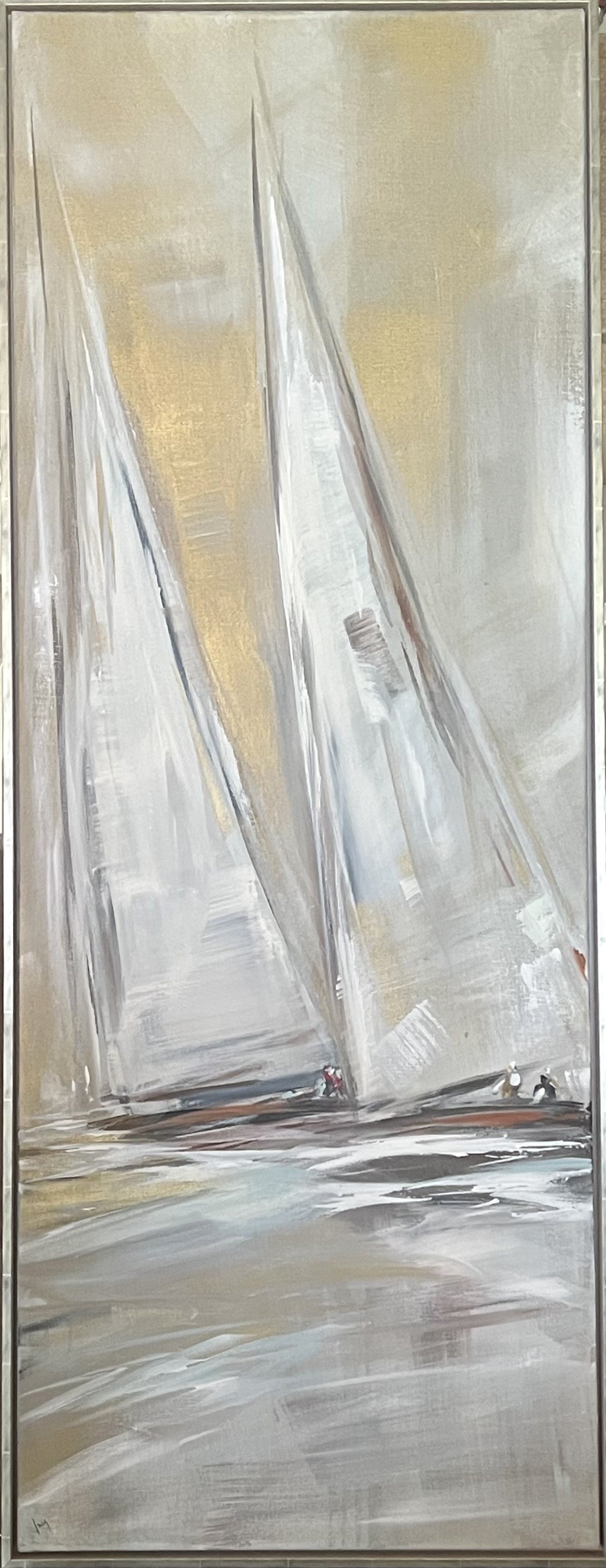 Ramm, Ines, Classic Sailing, 160 x 60cm, Acryl auf Leinwand