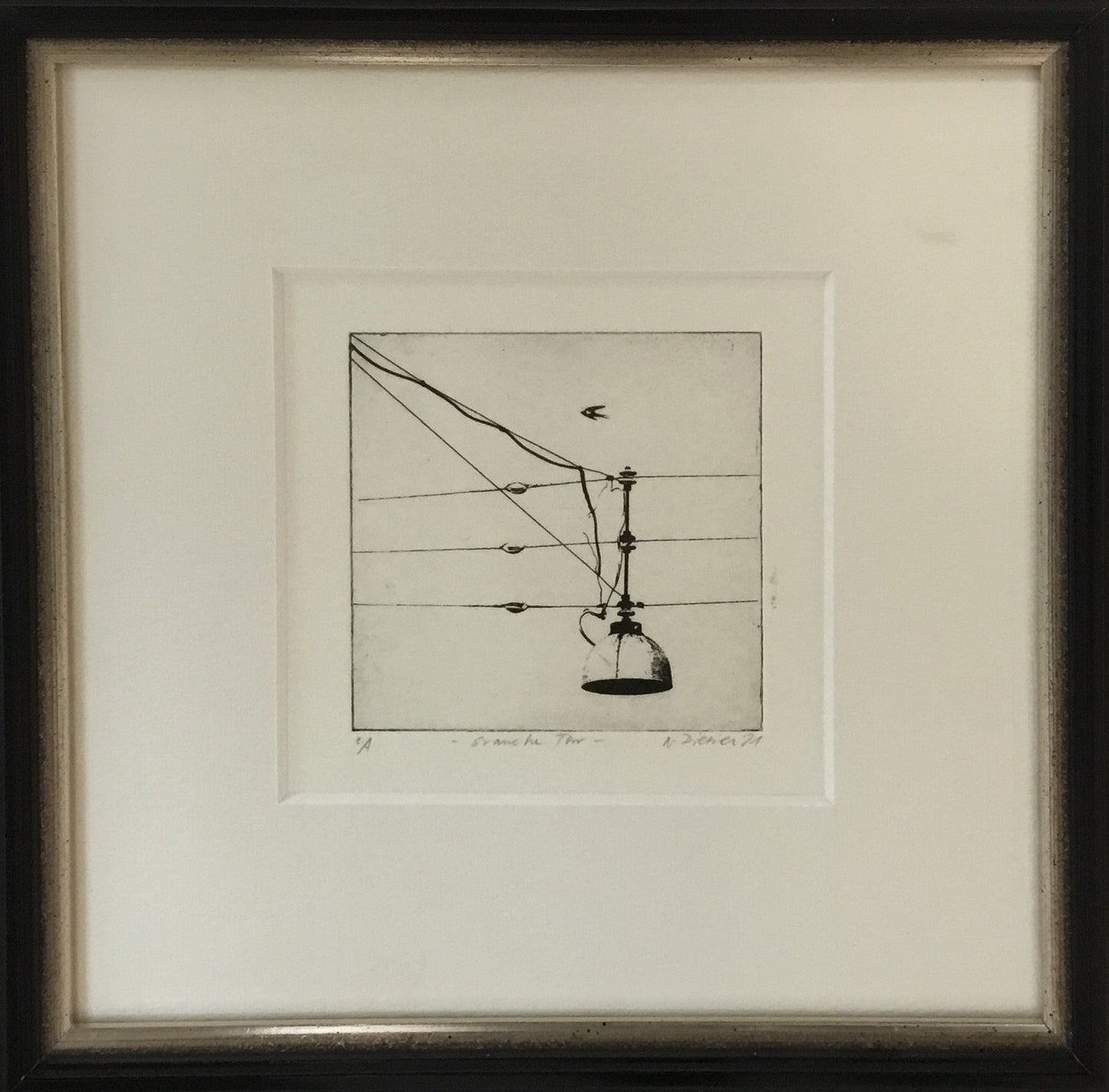 Dietrich, Svaneke Torv, Photopolymer Etching Ed e.a., 10 x 10 cm