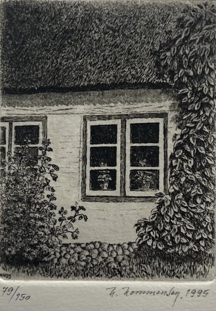 Nommensen, Niko, Fenster, 7 x 9cm, 79/150, Radierung