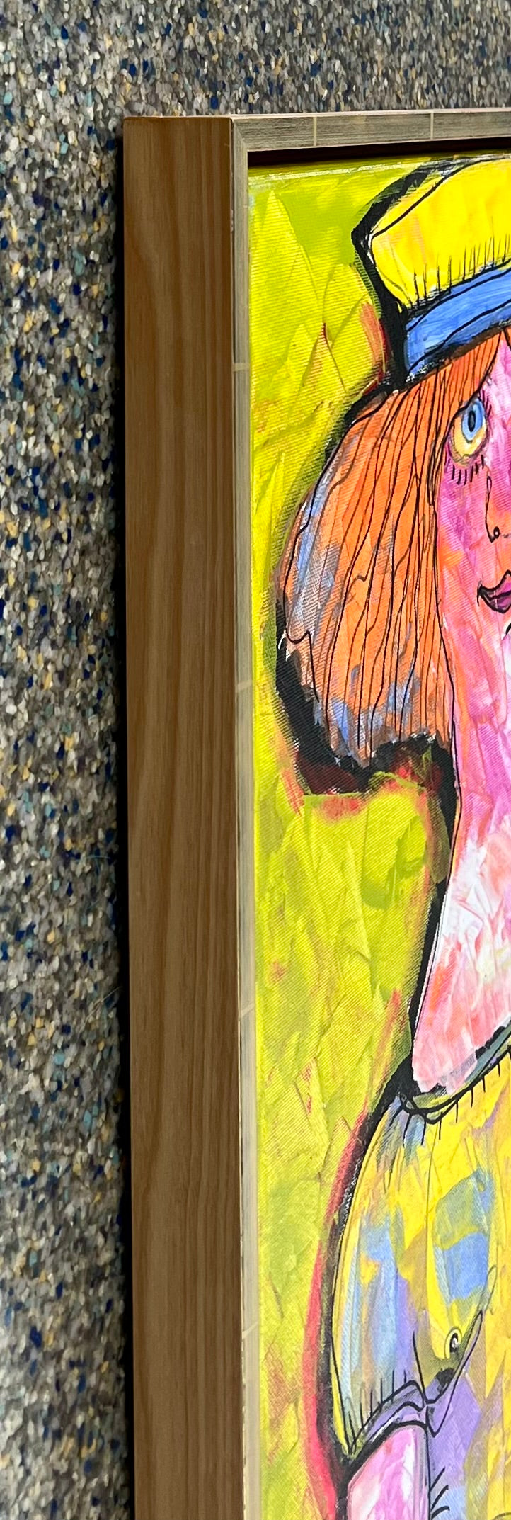 Monz, Lora, Fischerin, 100 x 70cm, Mischtechnik auf Leinwand