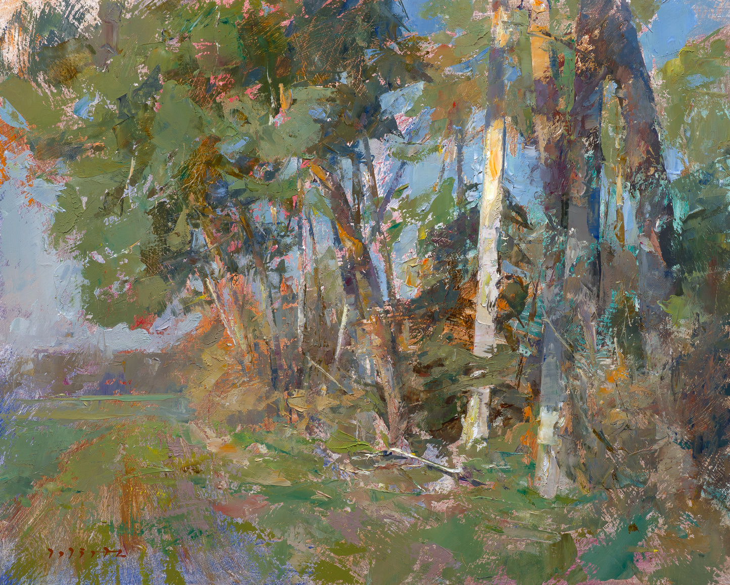 Wirtz, Björn, Fledermauskiefern, 40 x 50cm, Ölgemälde