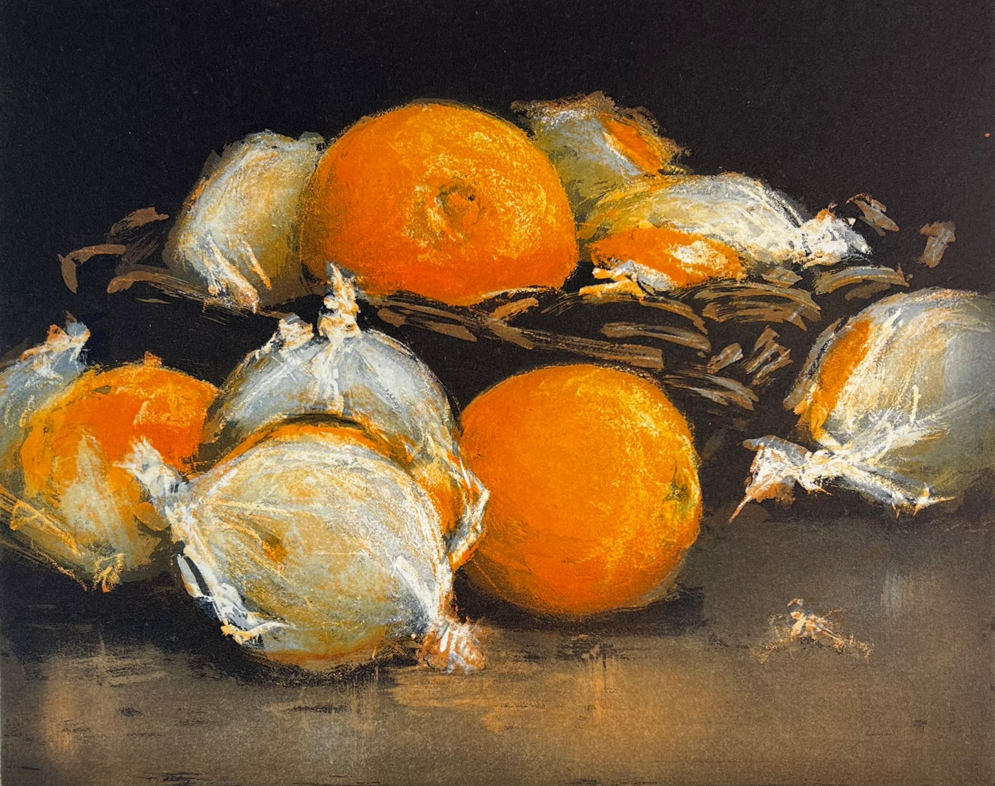 Anderson, Friedel, Nach Joors (Orangen), 19,7 x 24,5cm, Farbradierung