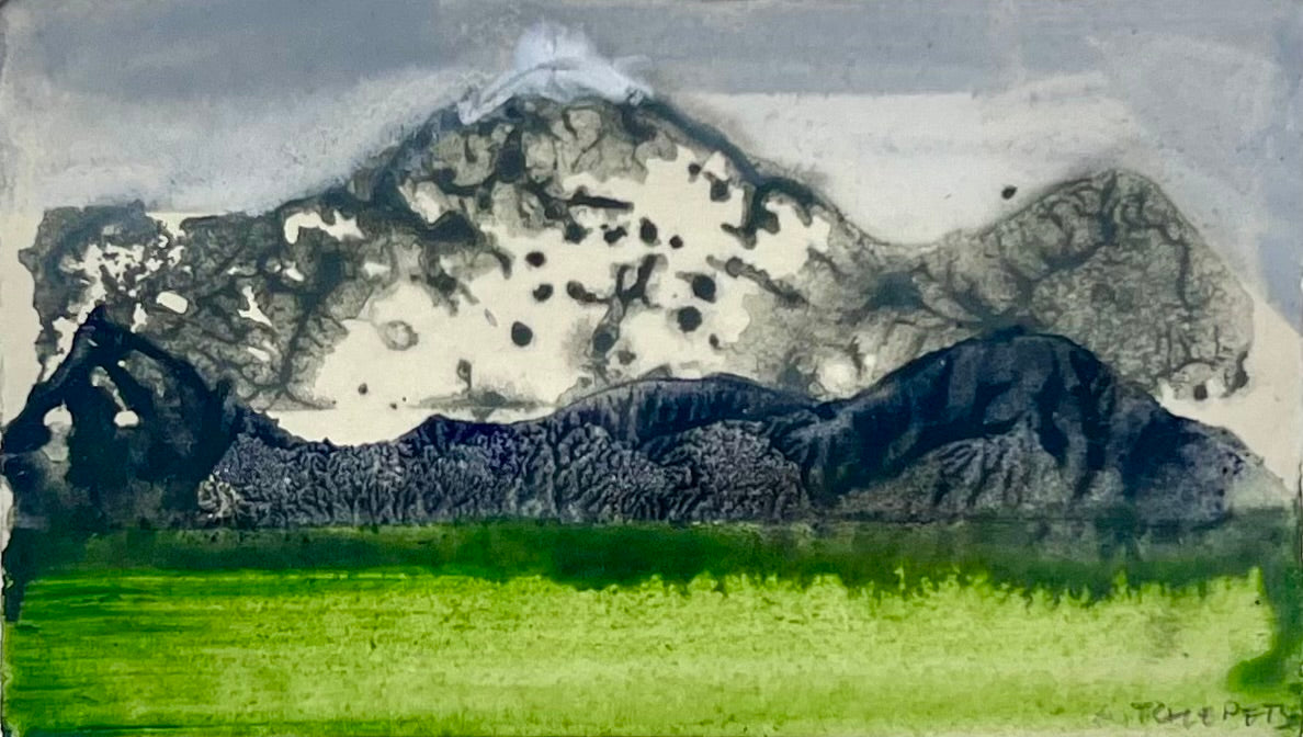Tchepets, Anja, Fuerteventura II, 9 x 16cm, Mischtechnik