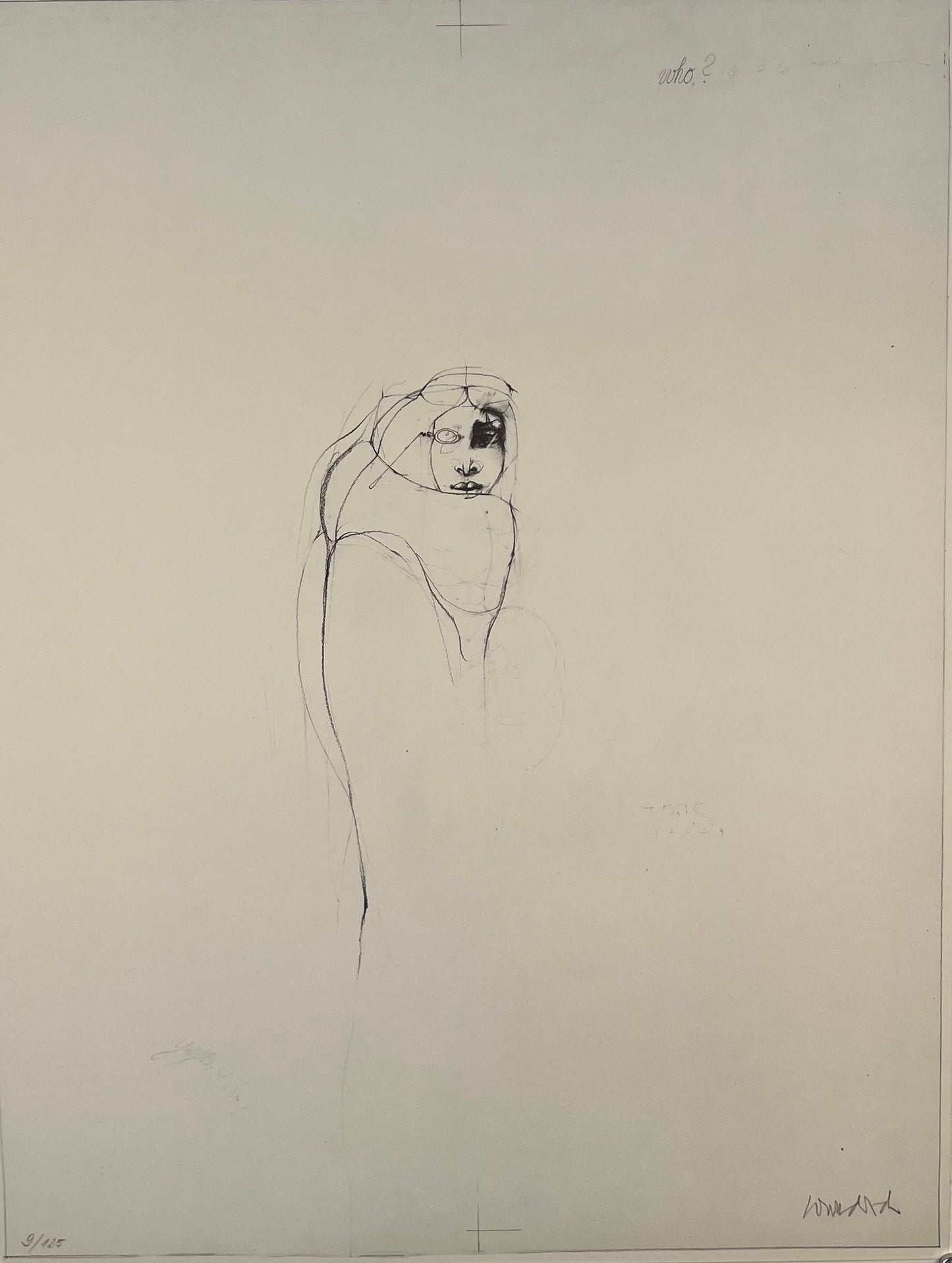 Wunderlich, Paul, Giacomo Joyce, Who?, 66 x 50cm, 9/125, Heliografie
