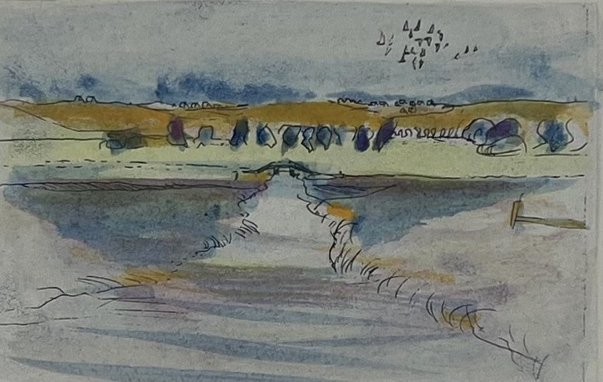 Werkmeister, Wolfgang, Graben, 7 x 11,5cm, Radierung, 1992