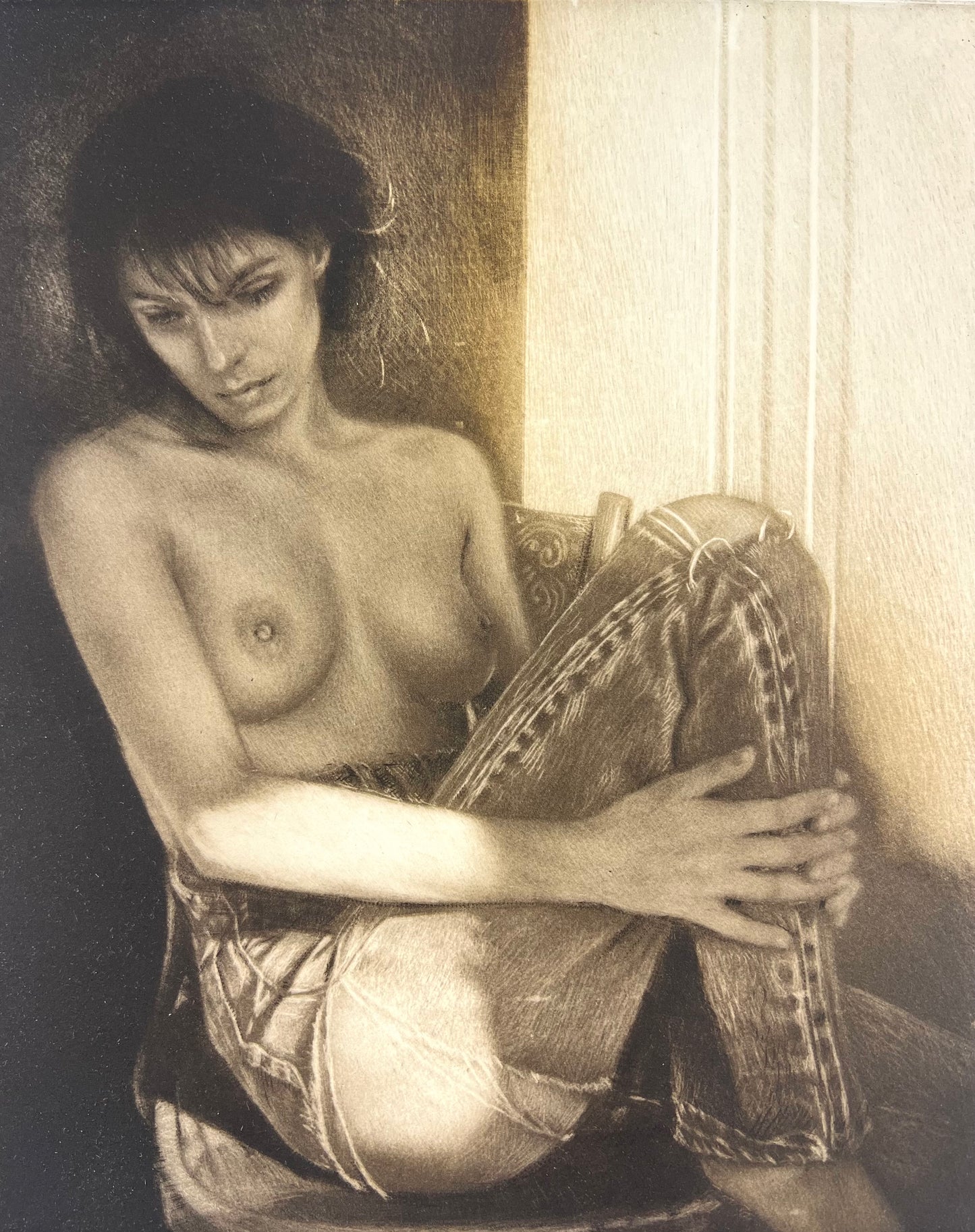 Handel, Peter, Chris II , 39 x 49,5cm,119/150, Radierung, 1996