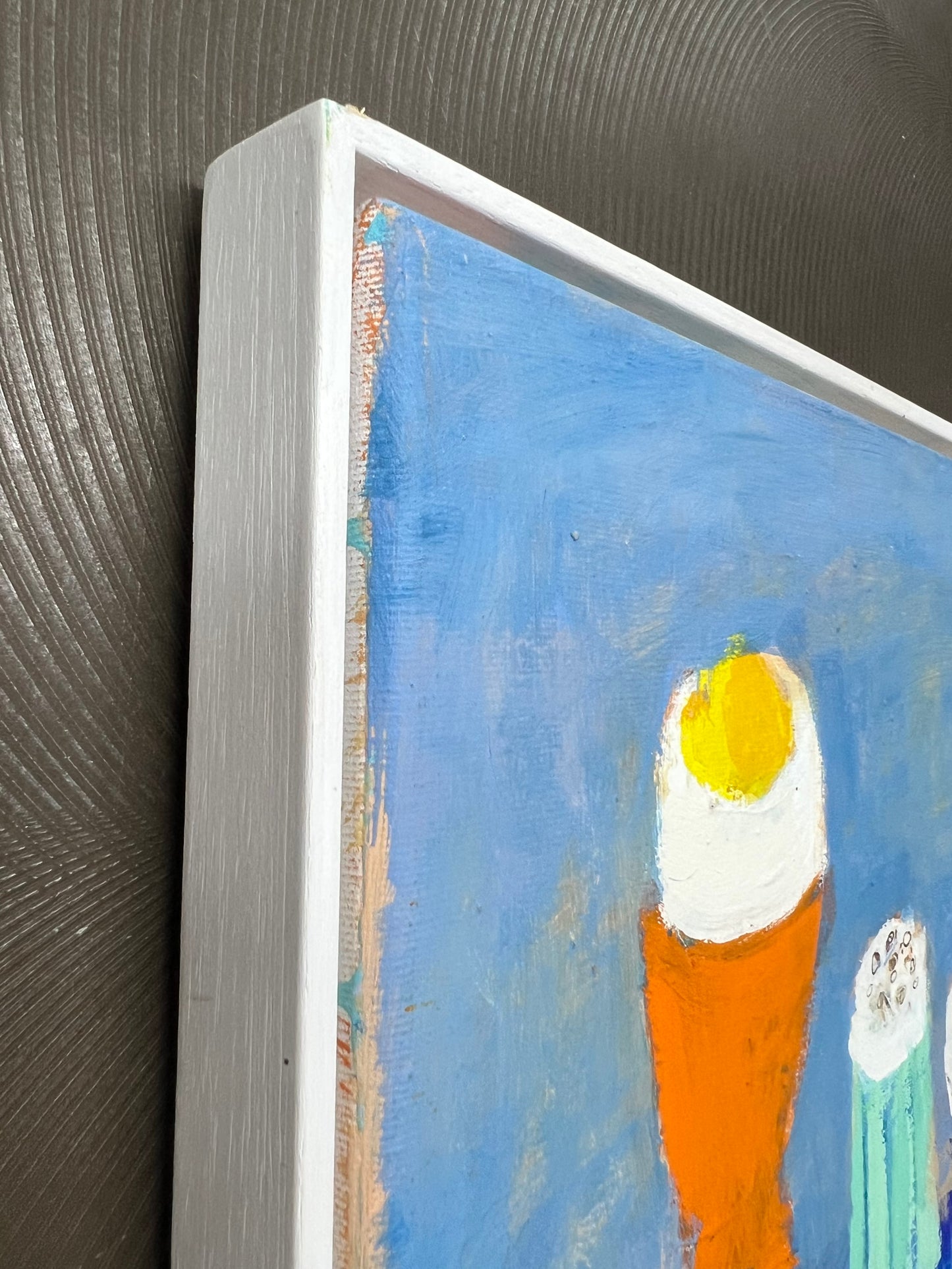 Hansen, Ulrike, Frühstücksei, 2017, 24x30cm, Eitempera auf Leinwand