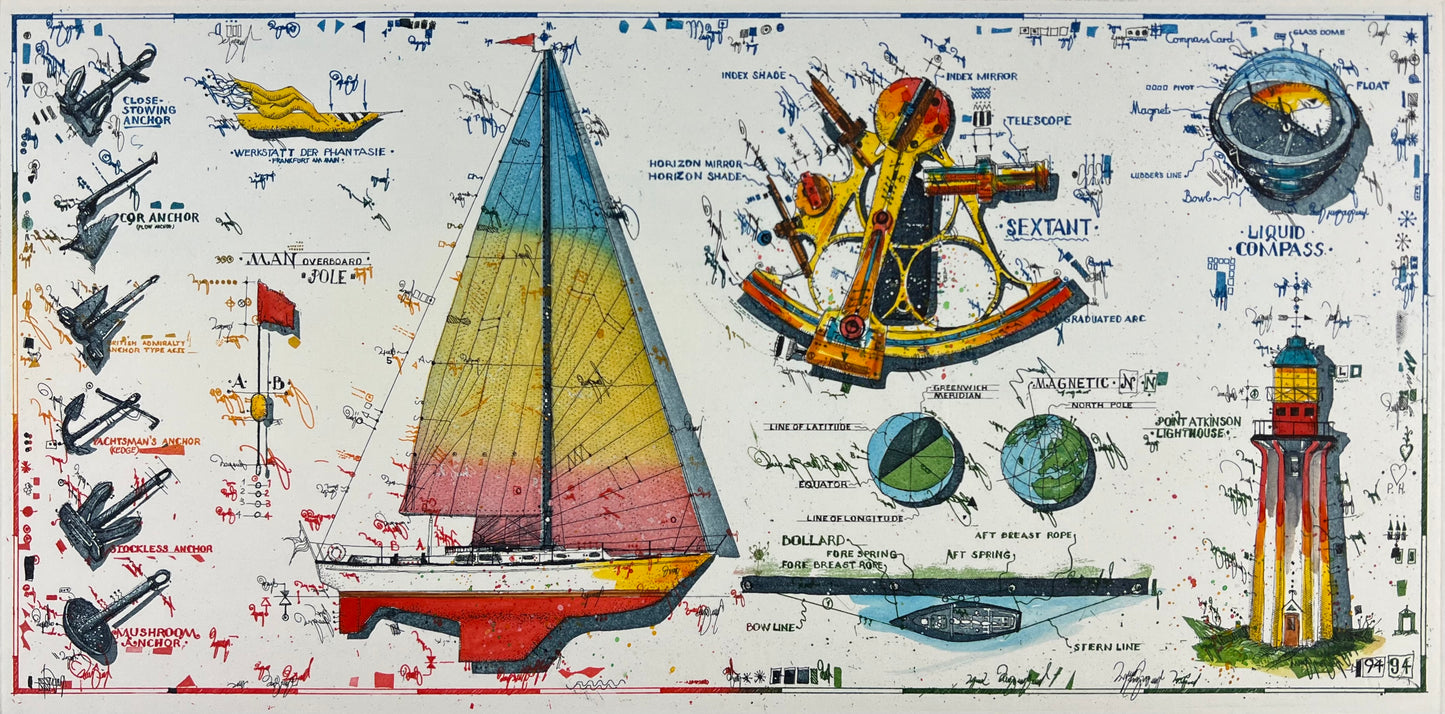 Hunt, Leslie, The Pleasures of Cruising I, 48 x 68cm, 48/150, Radierung