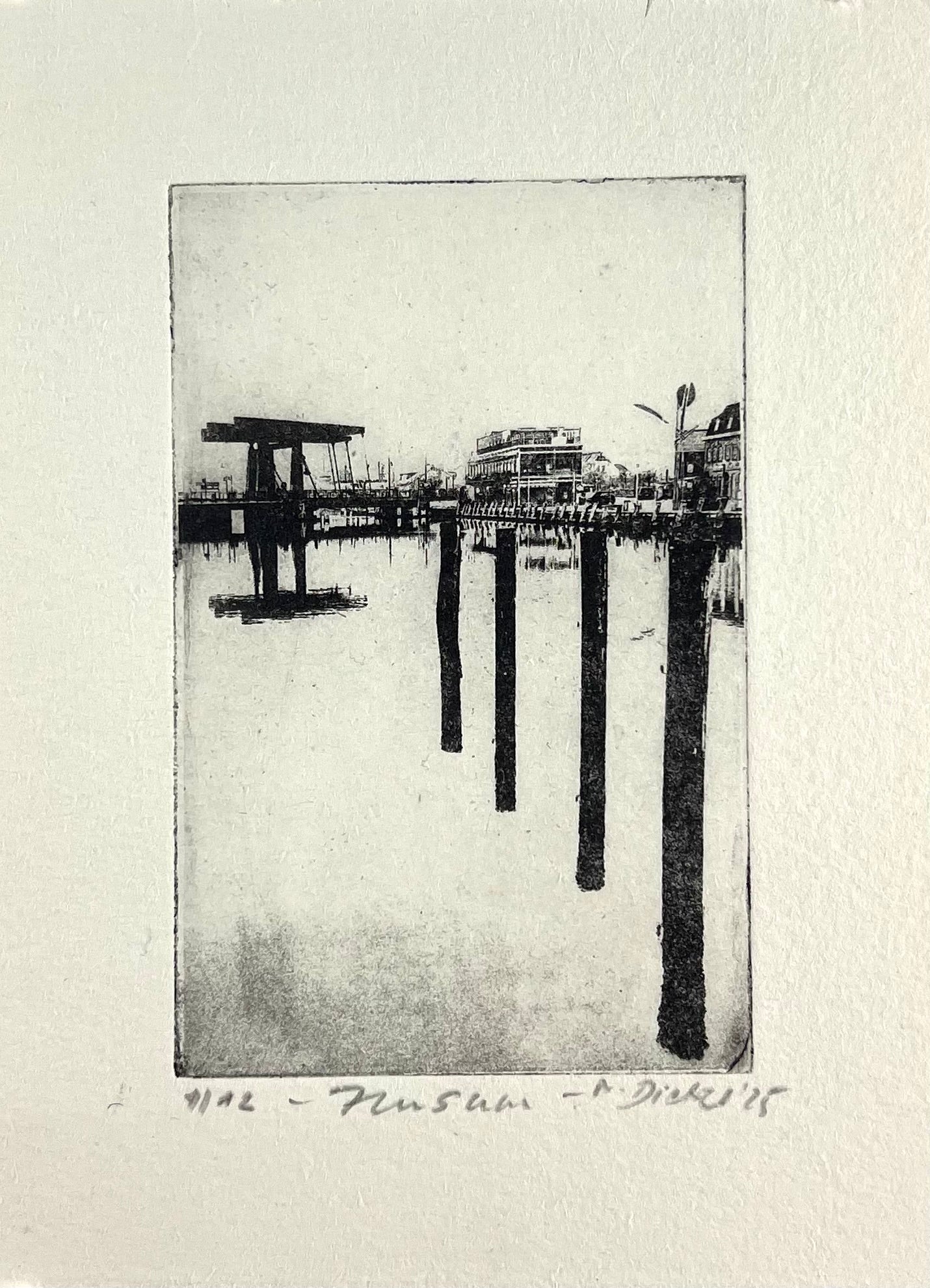 Dietrich, Nadine, Husum, 10,8 x 7 cm, 1/12, Photopolymer Etching