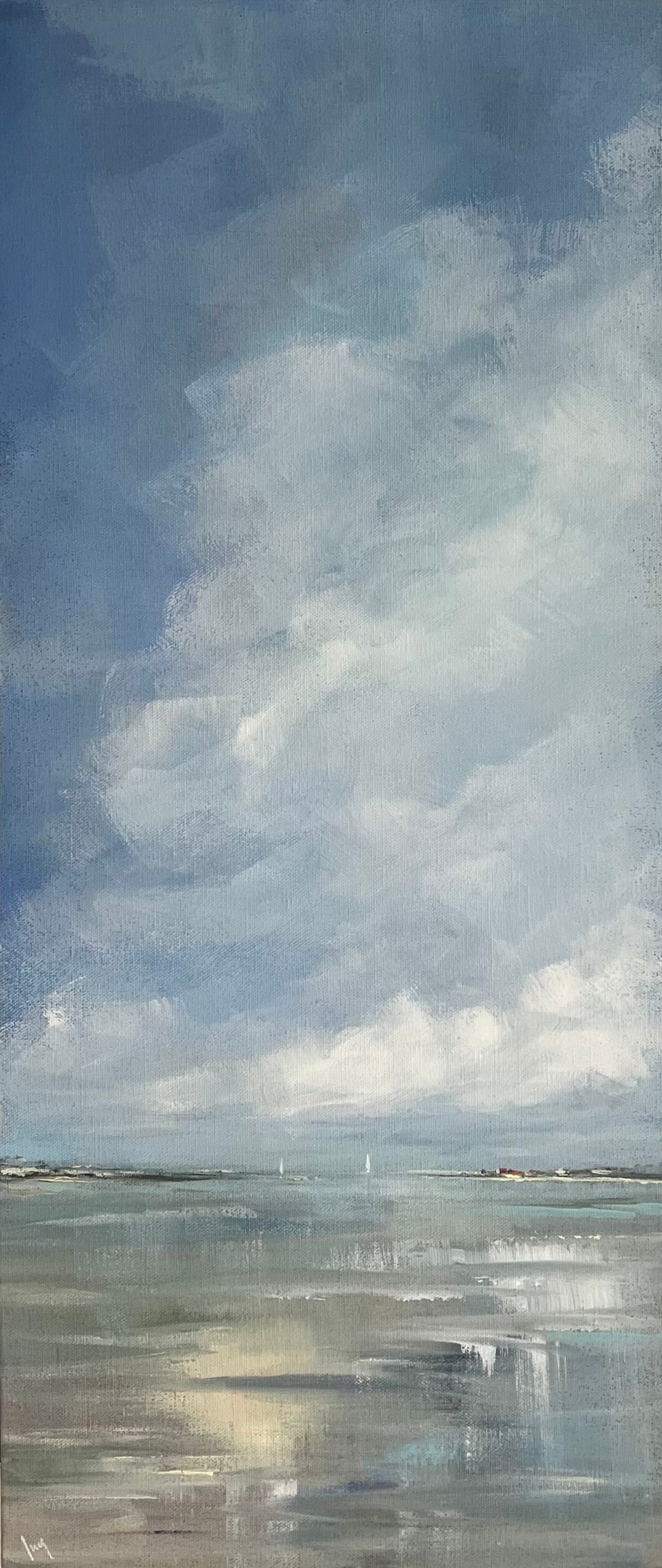 Ramm, Ines, Im Fjord, 70 x 30cm, Acryl