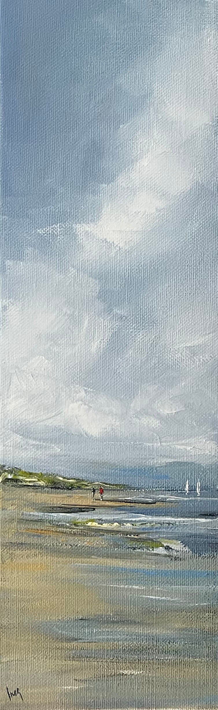 Ramm, Ines, Im Norden, 45 x 14cm, Öl