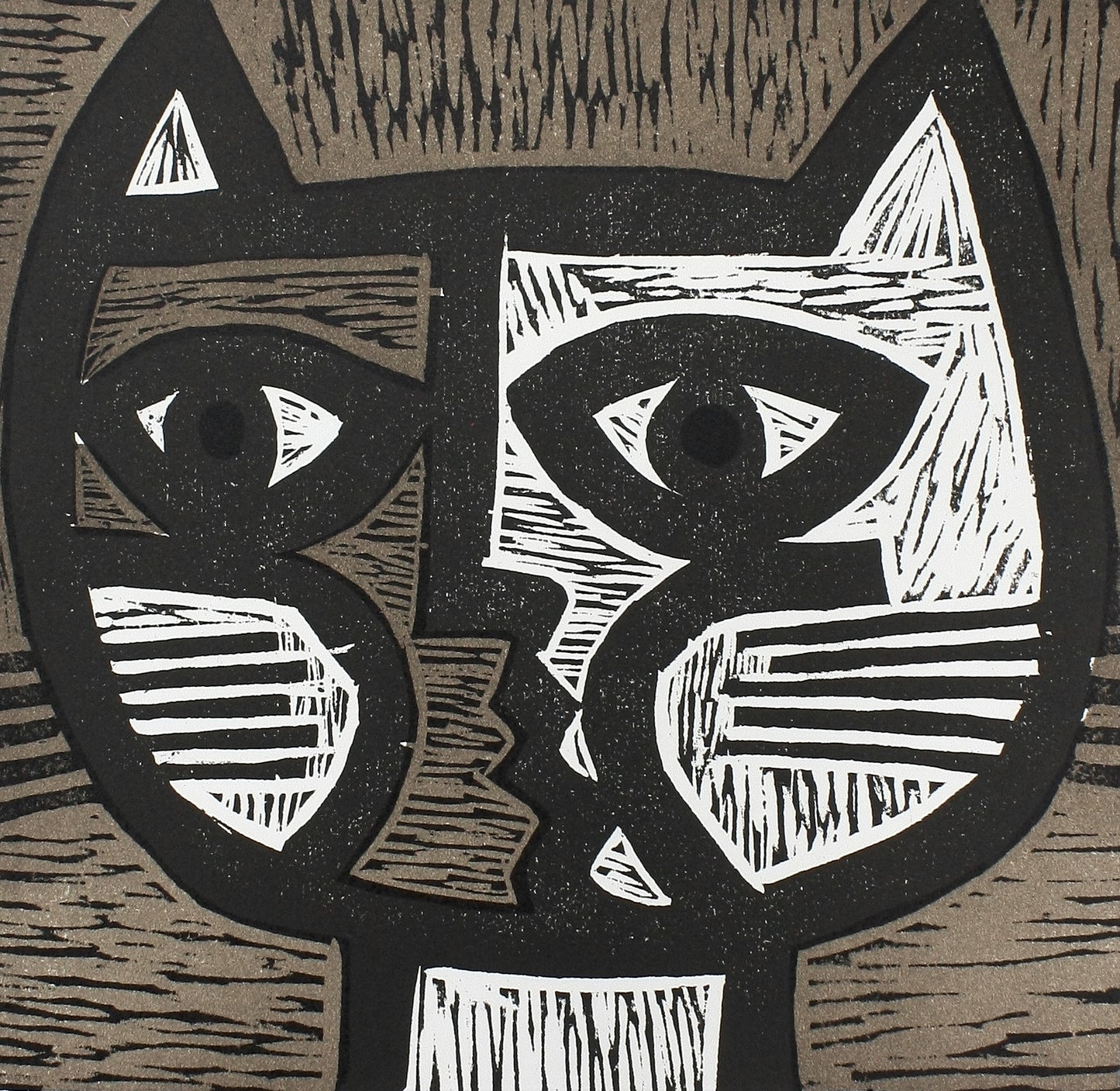 Piatti, Celestino, Katze, 38 x 54,7cm, 17/80, Lithografie