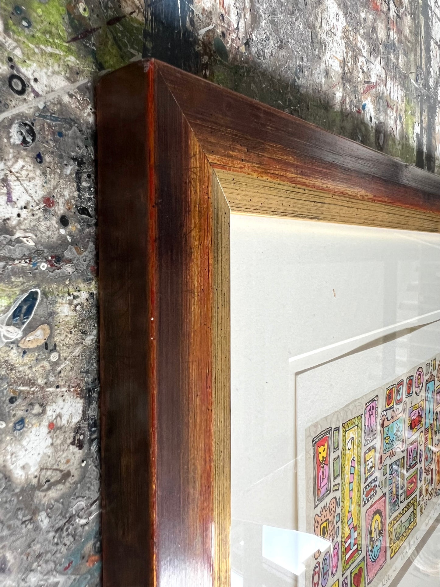 Grimm, Max, Kleine Galerie, 10 x 20cm, e.a., Siebdruck