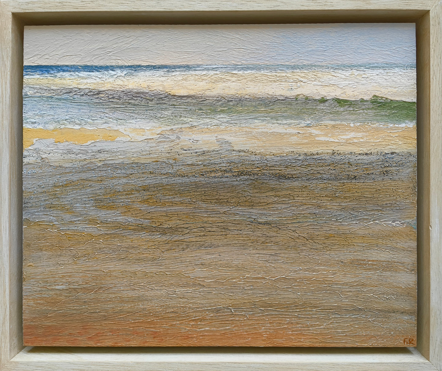 Rasch, Folkert, Kleine Untiefe IV, Öl auf Leinwand, 25x30 cm