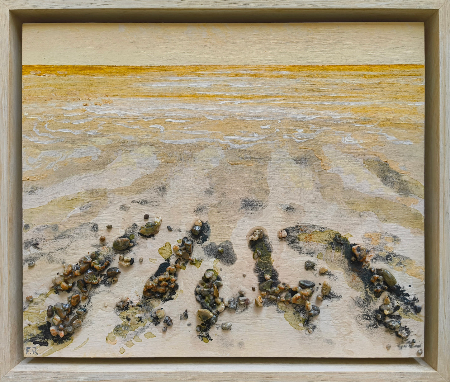 Rasch, Folkert, Kleine Untiefe IIl, Öl auf Leinwand, 25x30 cm