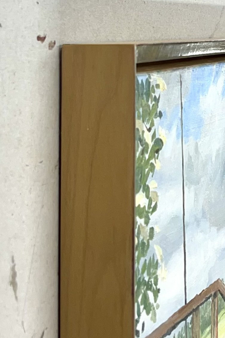 Störtenbecker, Nikolaus, Kühe auf Nordstrand 1996, Öl auf Leinwand, 40 x 48 cm