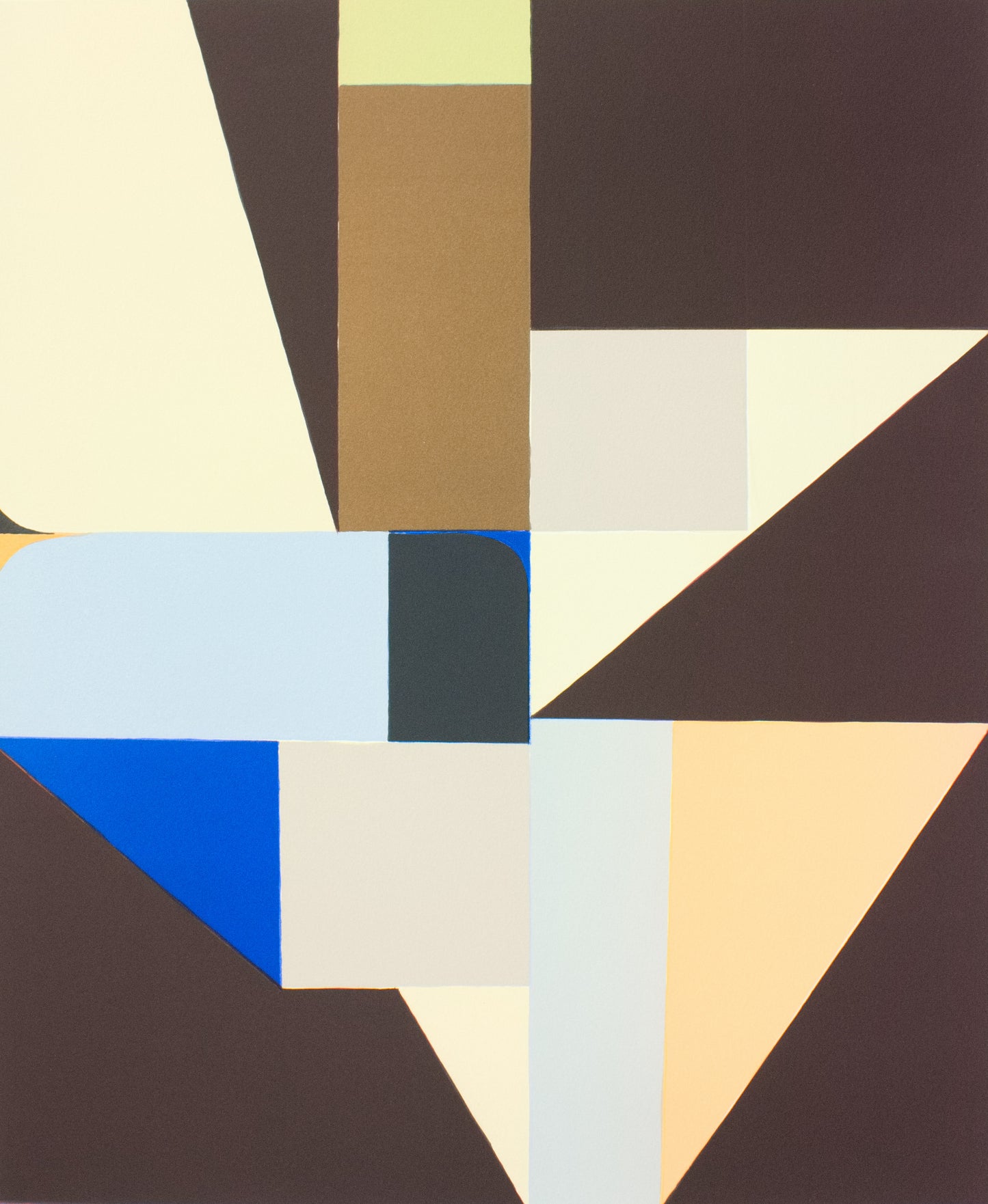 Landgreen, Malene, Dreiecke, 63 x 50cm, 42/150, Lithografie/Linol.