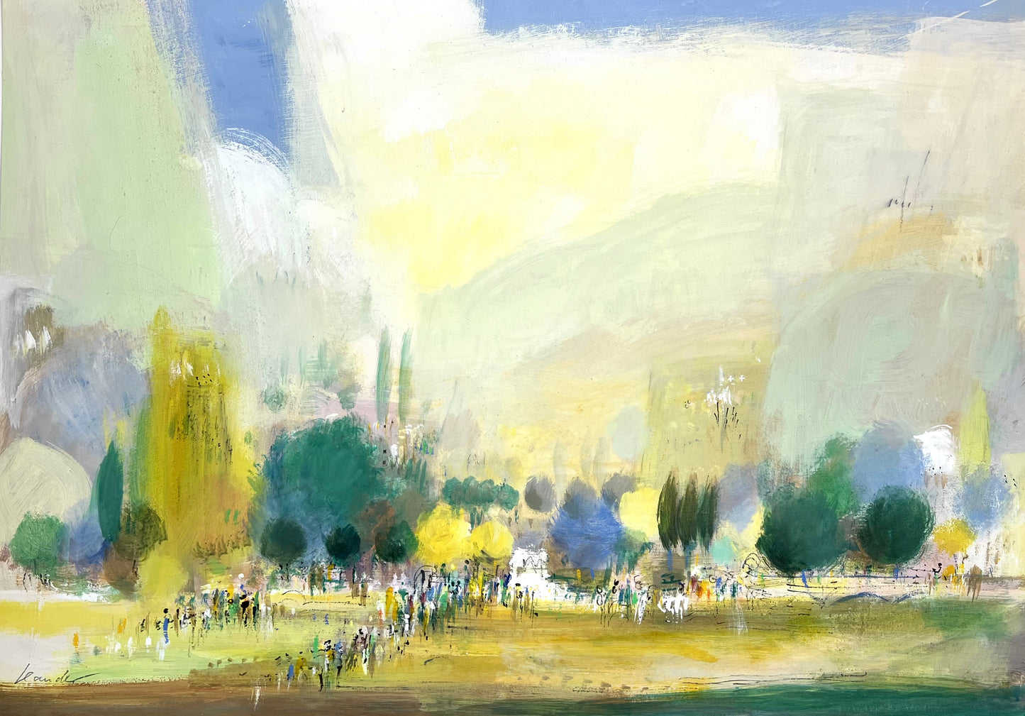 Leander, Utopia II, 48 x 68cm, Mischtechnik