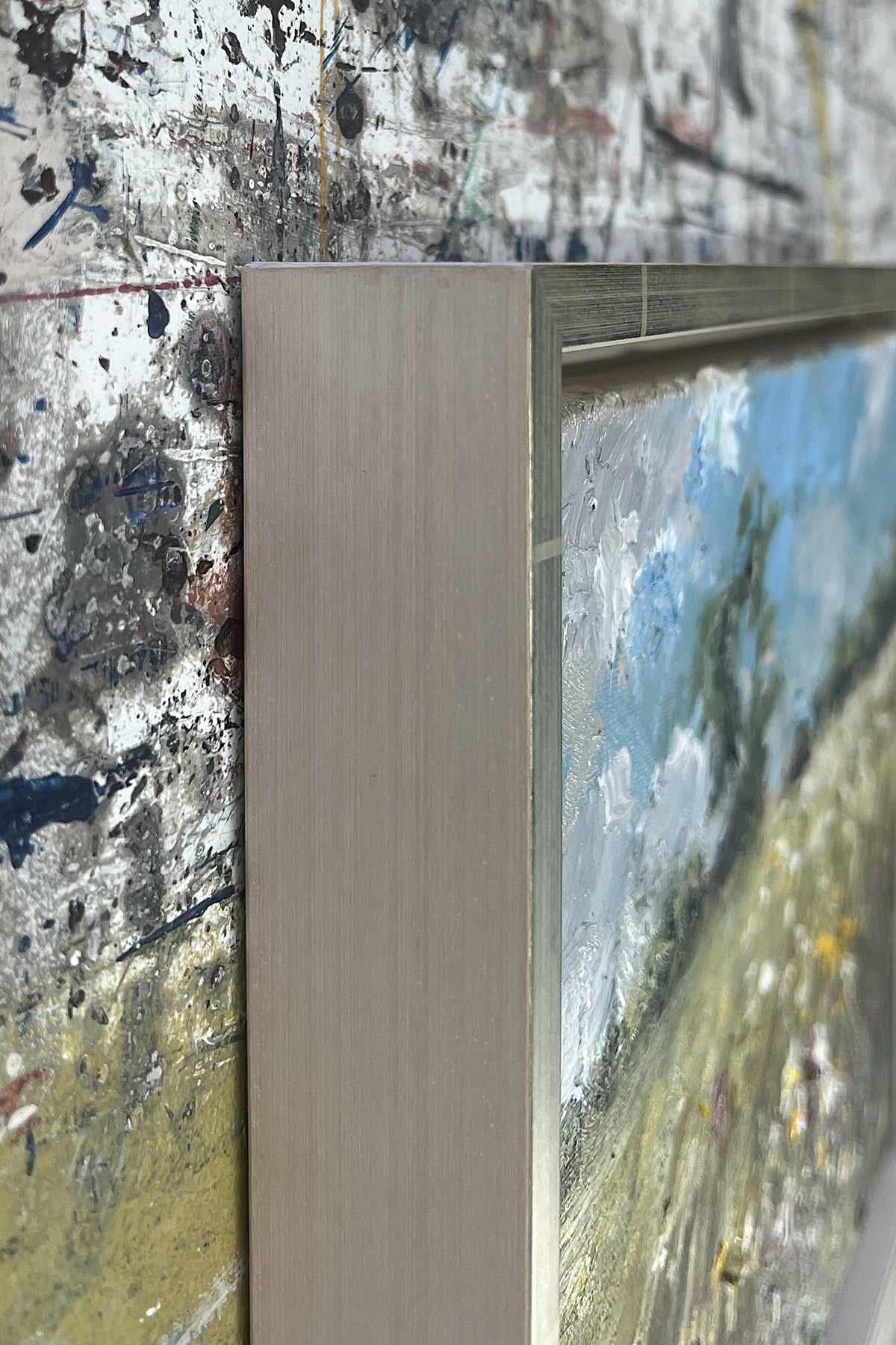 Meinel, Mathias, Am Elbdeich II, 24 x 30cm, Öl auf Leinw., 2026