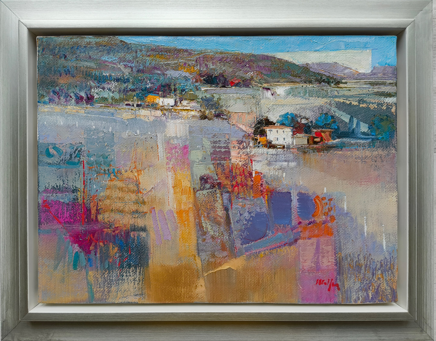 Malfer, Mario, Winter im Süden, 30 x 40cm, Öl auf Leinwand