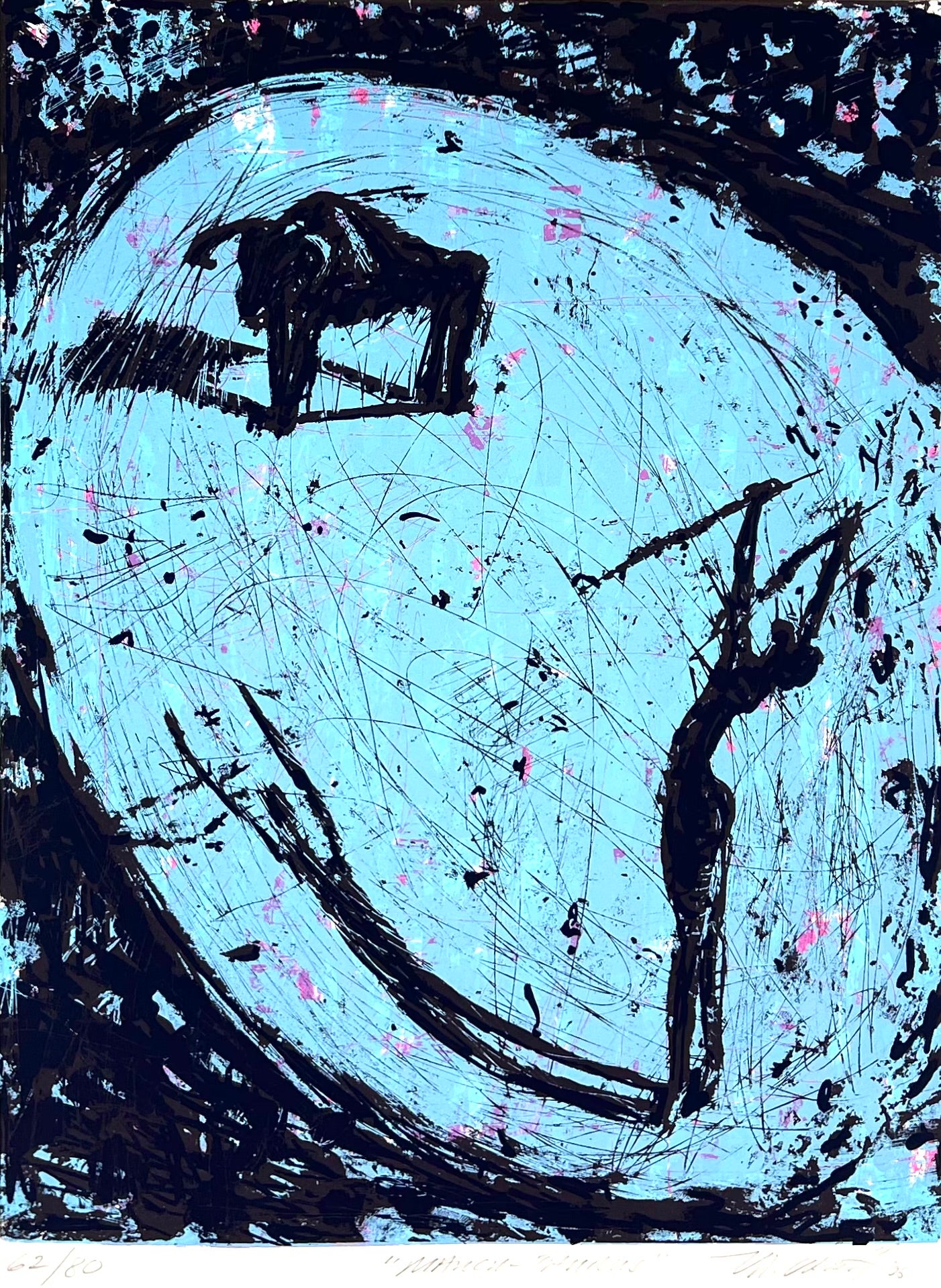 Alsterlind, Mark, März Taurus, 39 x 30cm, 62/80, Siebdruck, 2006