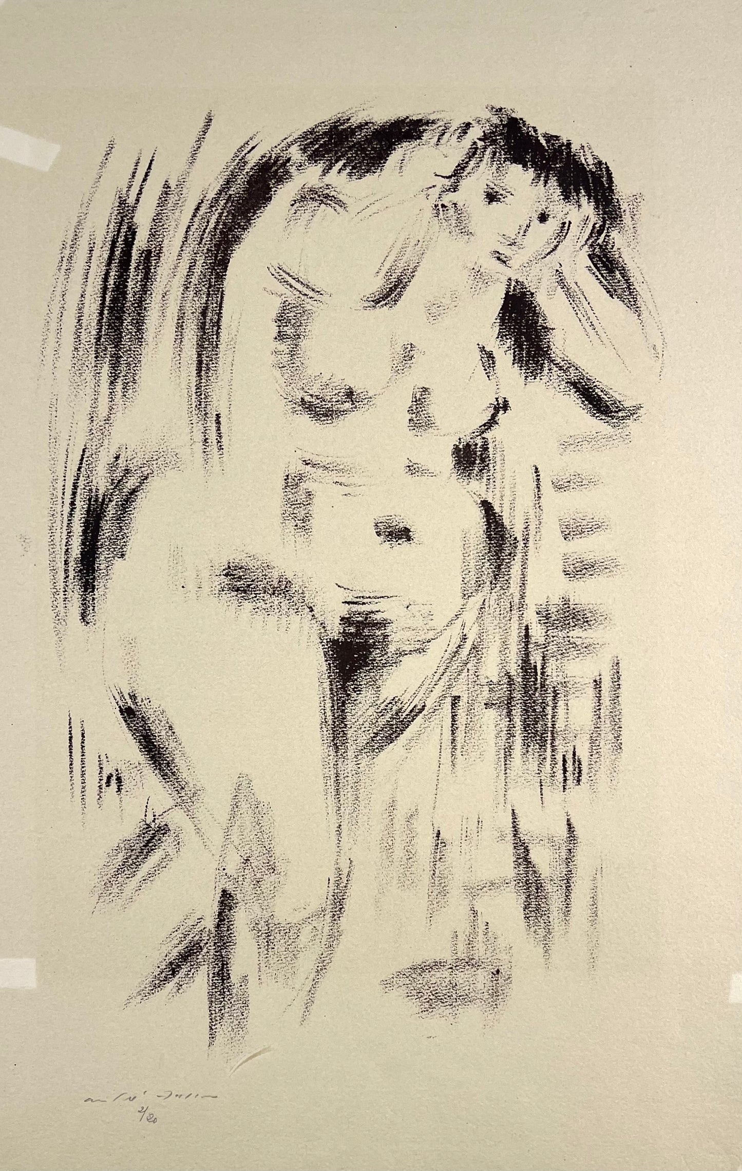 Masson, André, Im Bad, 38 x 56cm, 2/20, Lithografie