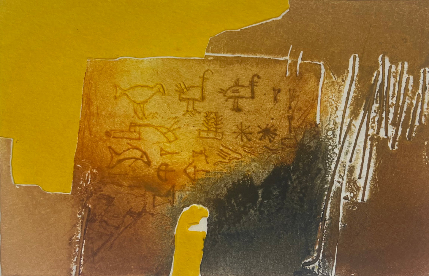 Méan, Francis, Sommer, 11,7 x 18,5cm, 89/95, Farbradierung