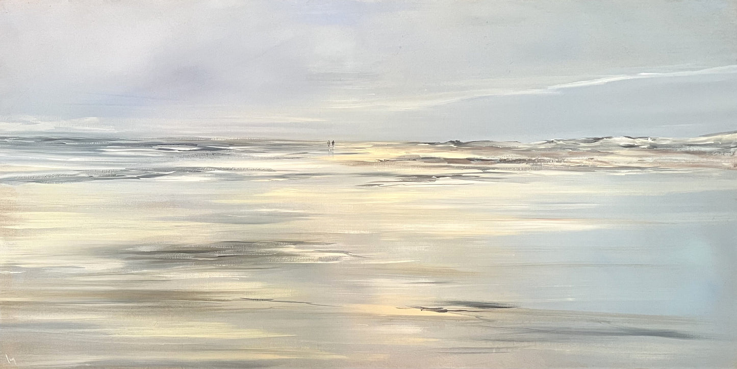 Ramm, Ines, Meermagie, 60 x 120cm, Acrylgemälde
