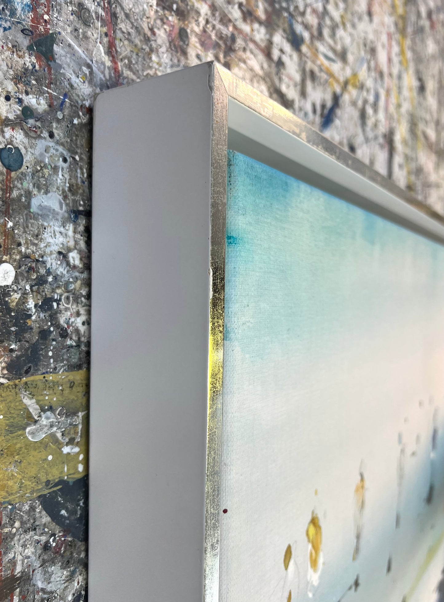 Kaminski, Paul, Menschen am Horizont, 50 x 100cm, Öl & Acryl auf Leinwand
