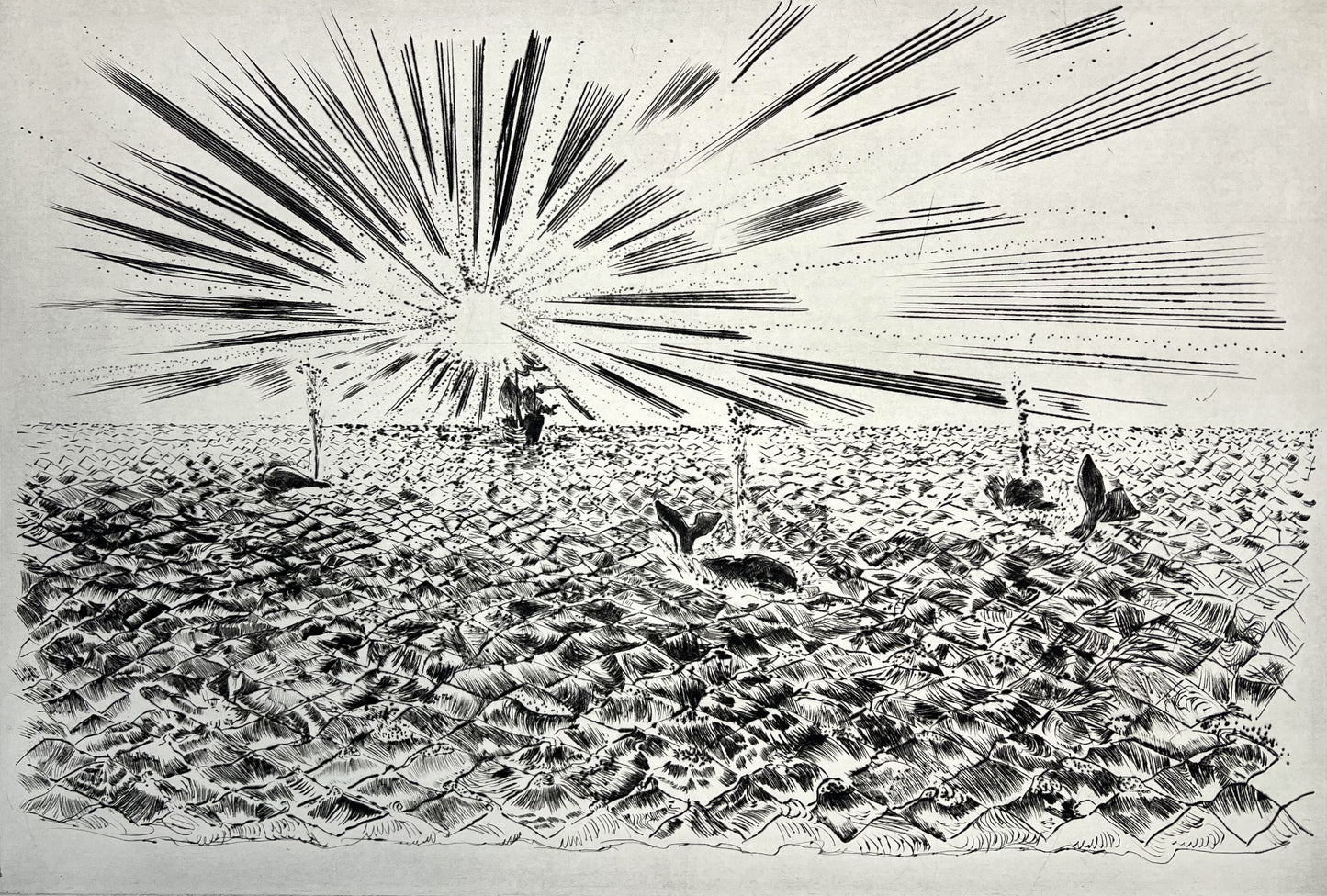 Metzkes, Harald, Ozean, Radierung