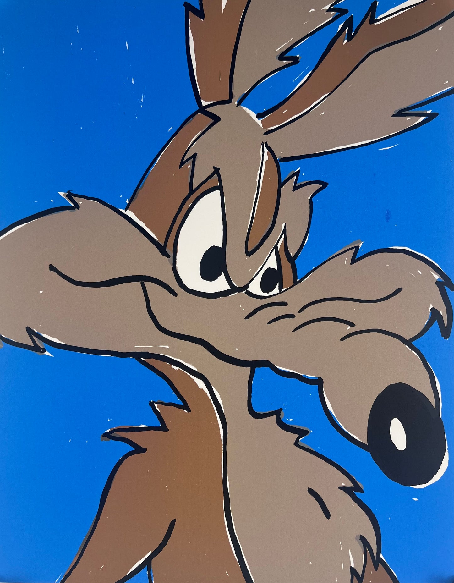 Meyer, Heiner, Carl Coyote, 31,5 x 24,5cm, Siebdruck,
