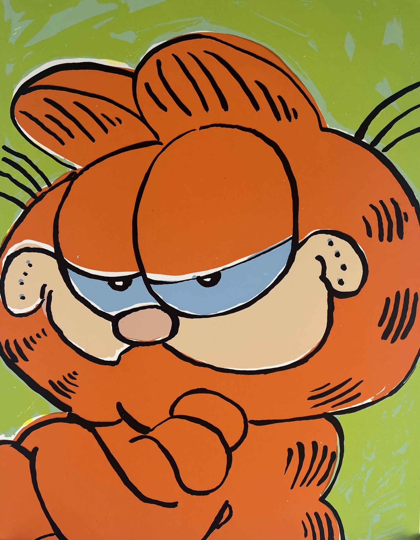 Meyer, Heiner, Garfield, 31,5 x 24,5cm, 55/100, Siebdruck