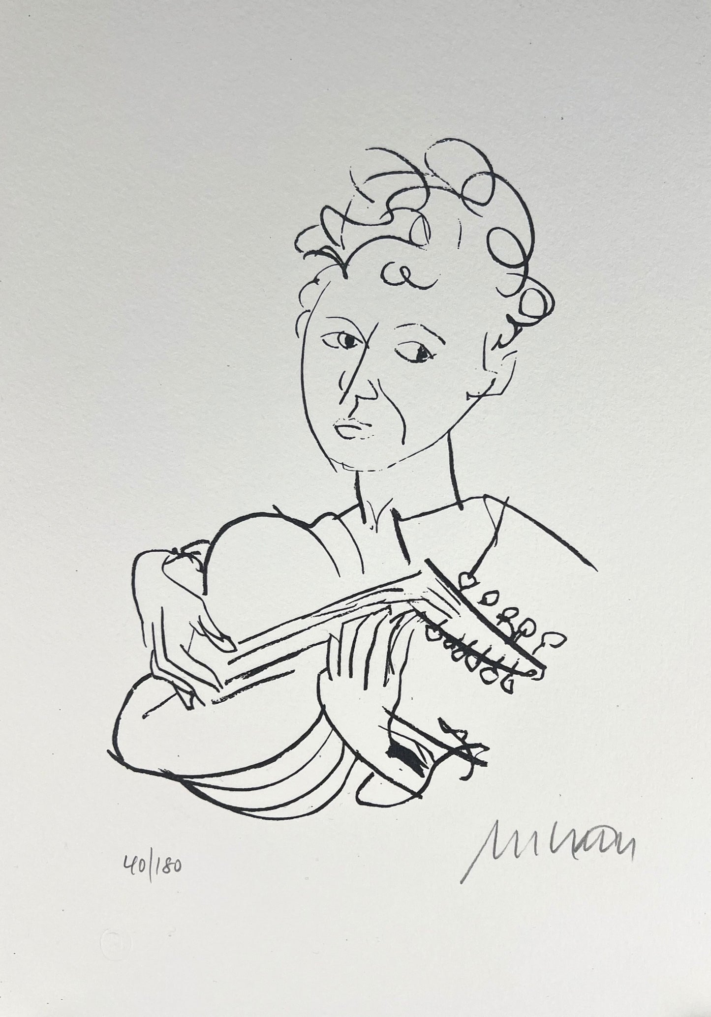 Mueller-Stahl, Armin, Minnesänger, 30 x 20cm, 40/180, Lithografie