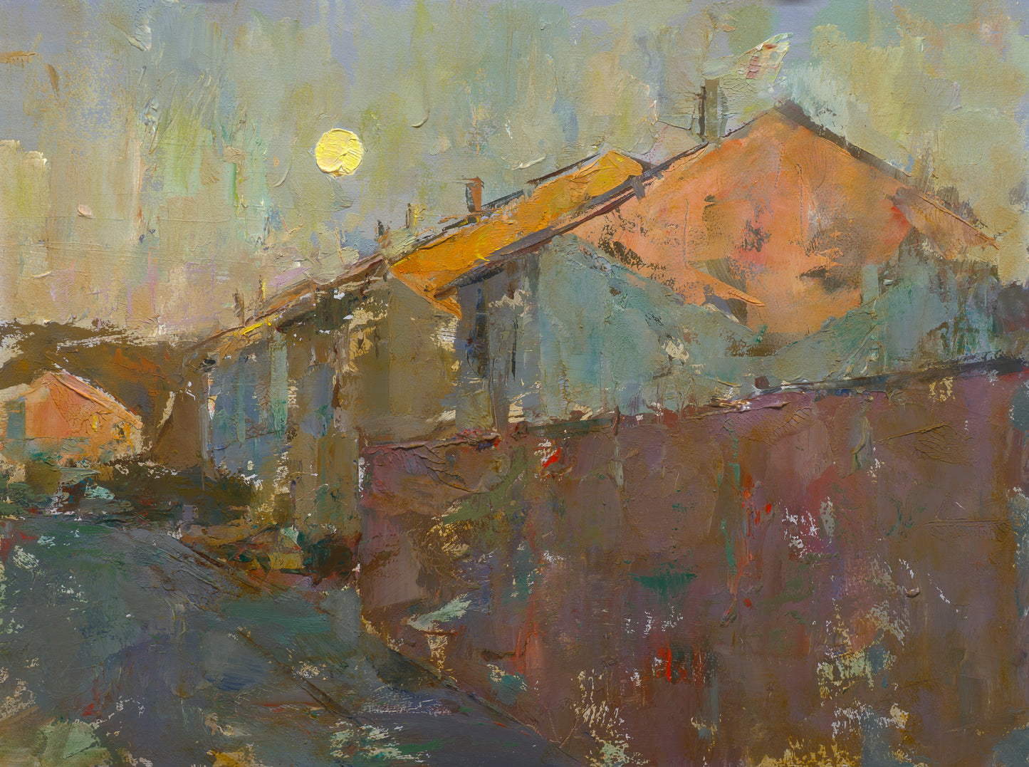 Wirtz, Björn, Im Mondaufgang II, 30 x 40cm, Ölgemälde
