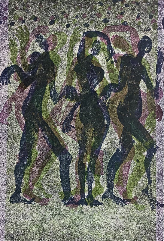 Mott-Dreizler, Gisela, Tanzende, 29 x 20cm, Holzschnitt