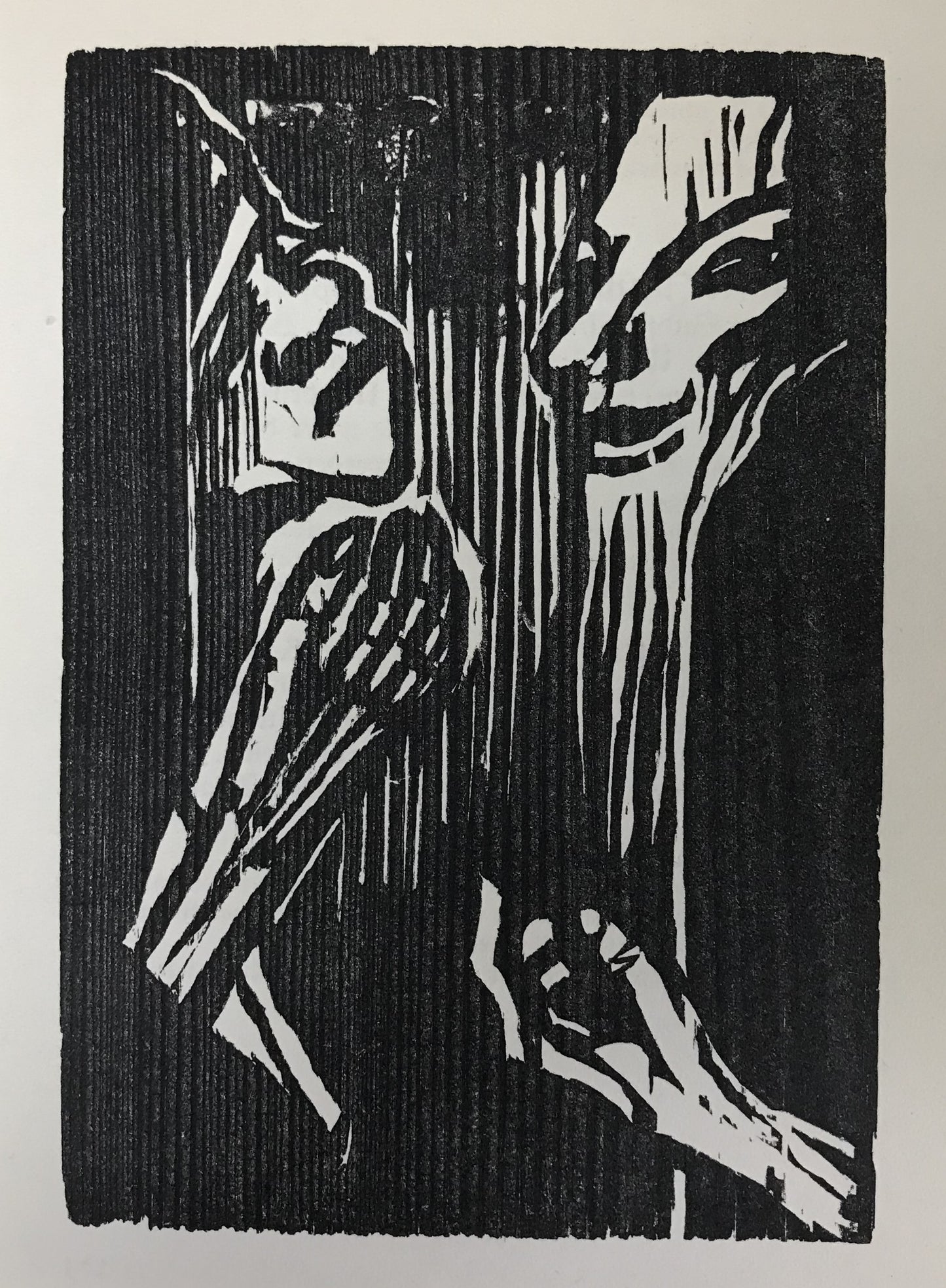 Nolde, Emil, Nachbarsleute, 15,7 x 10,8cm, Holzschnitt