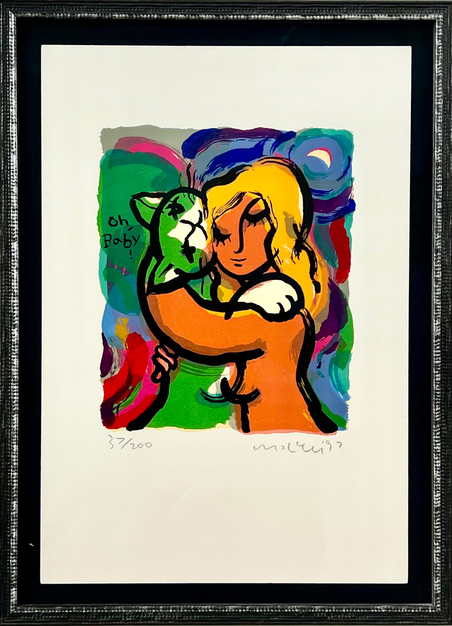 Leu, Michael, Oh, Baby, 24 x 29cm, 37/200, Serigrafie