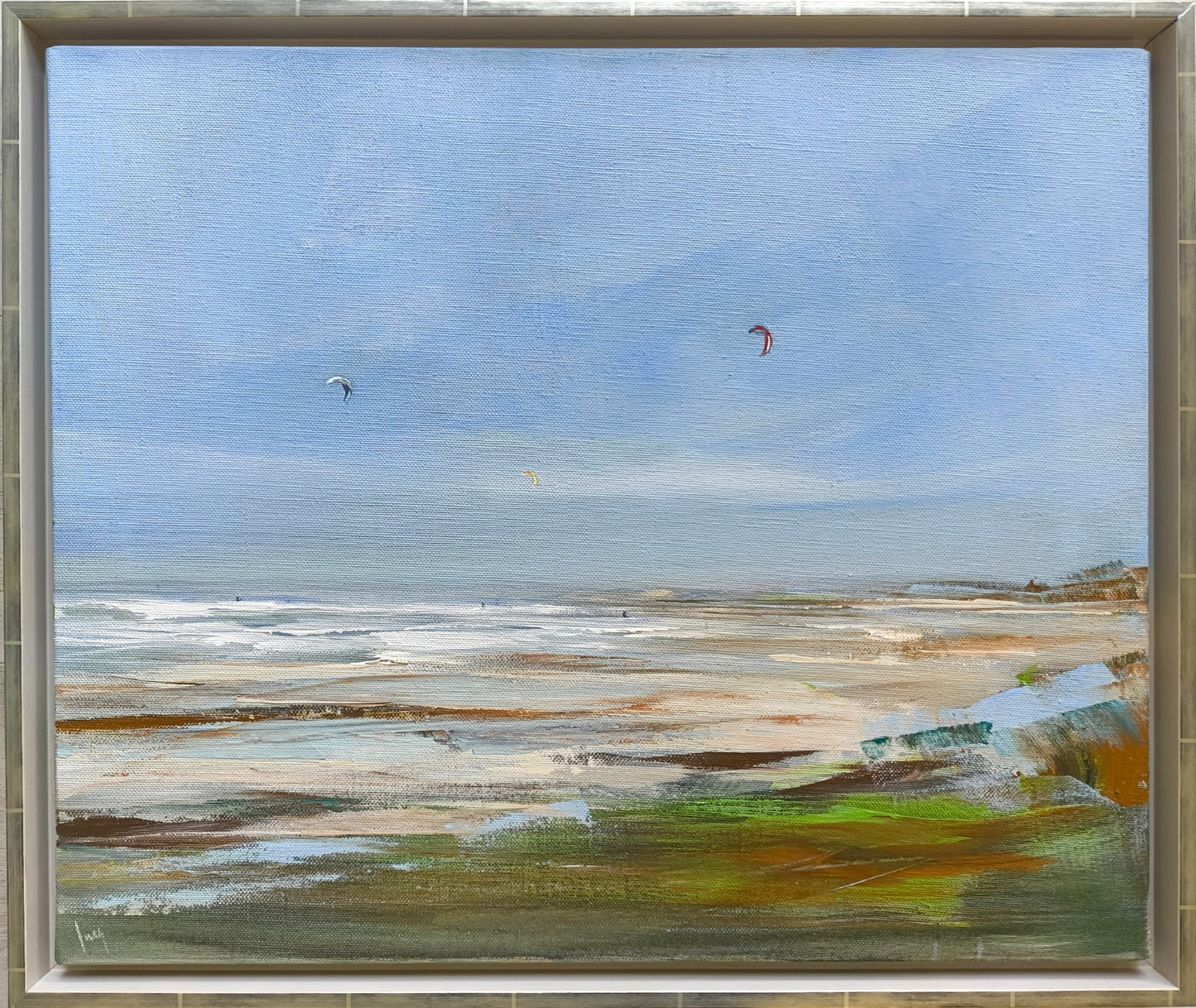 Ramm, Ines, Ostwind, 50 x 60cm, Acrylgemälde