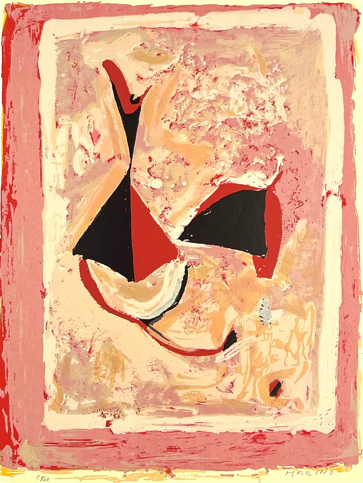 Marini, Marino, Pferdchen, 38 x 28cm, 1960, Pochoir