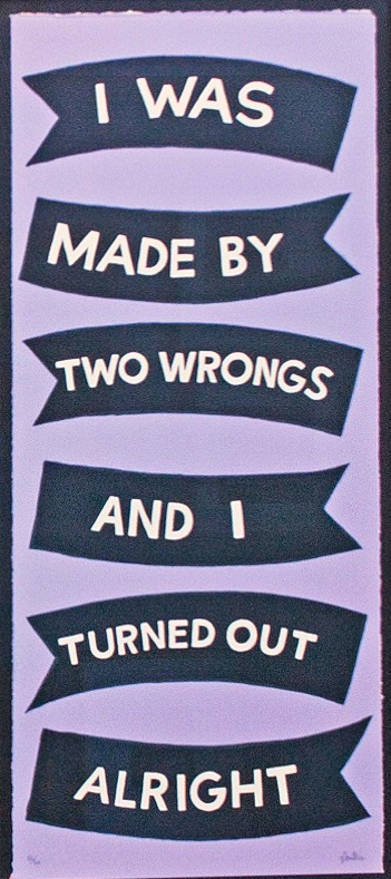 Powers, Stephen, I was made, 78 x 34cm, Lithografie