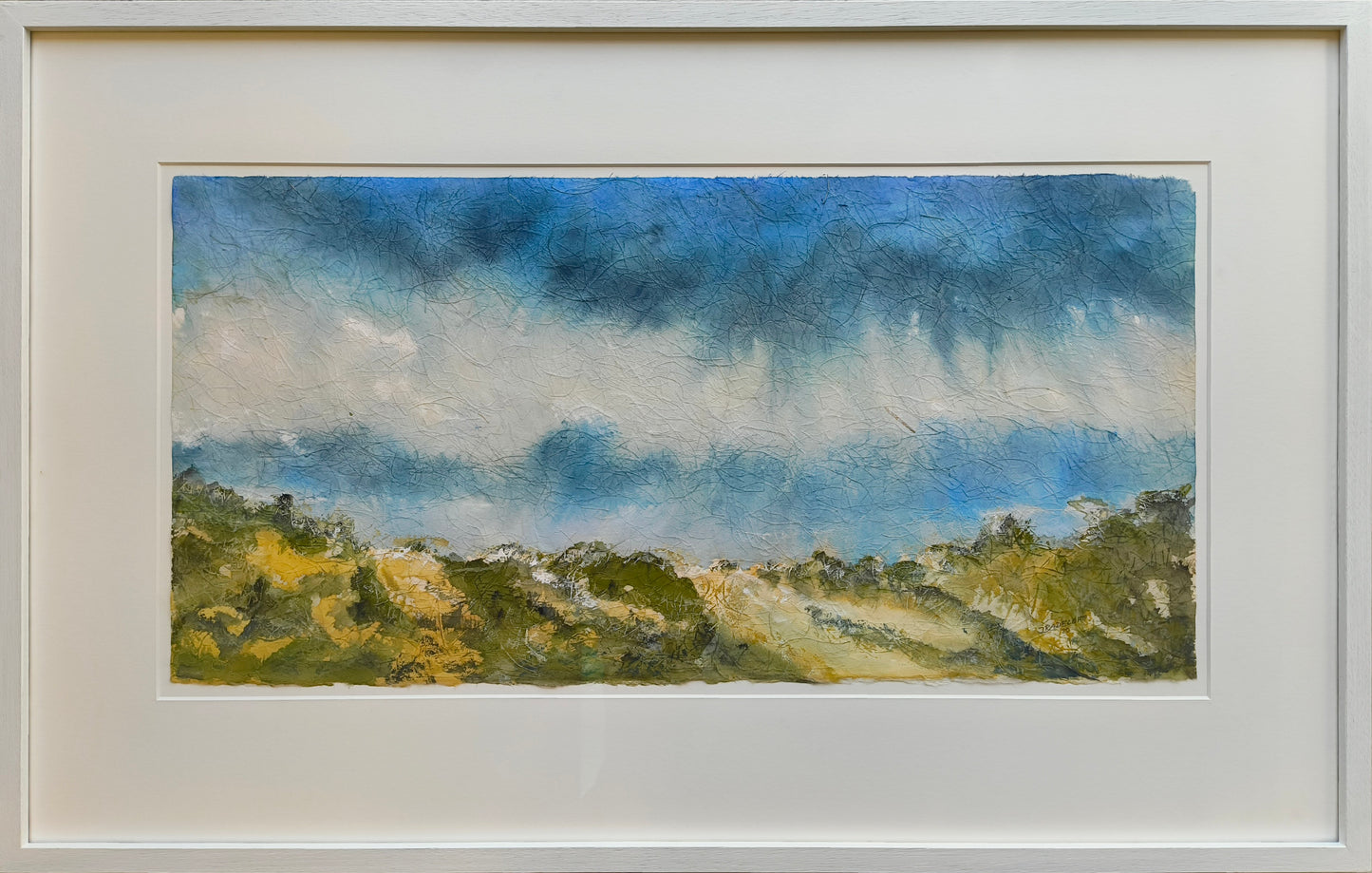 Radeloff, Jens, Dünen I SPO, Aquarell auf Japan, 32 x 61 cm