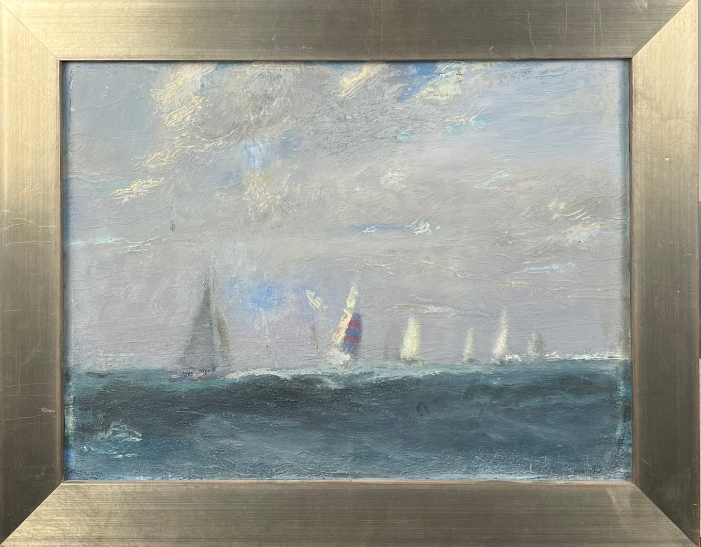 Feyen, Harald, Regatta, 30 x 40cm, Ölgemälde