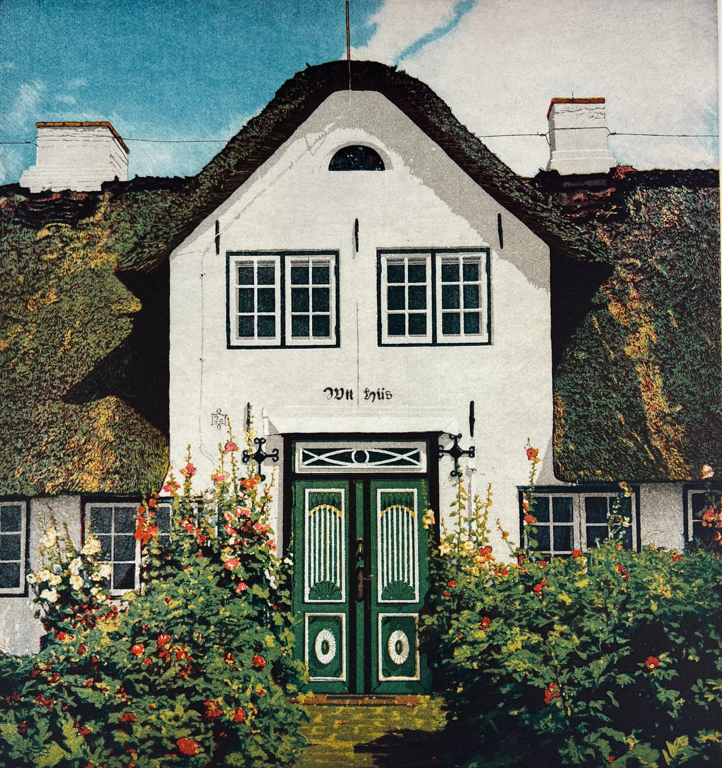 Riediger, Reimer, Witthüs 2, 35,5 x 33cm, Radierung