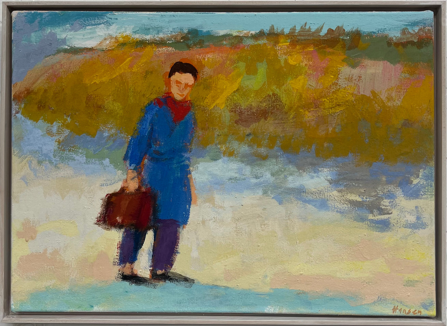 Hansen, Ulrike, Rolf auf Föhr, 50 x 70cm, Eitempera auf Leinwand, 2026