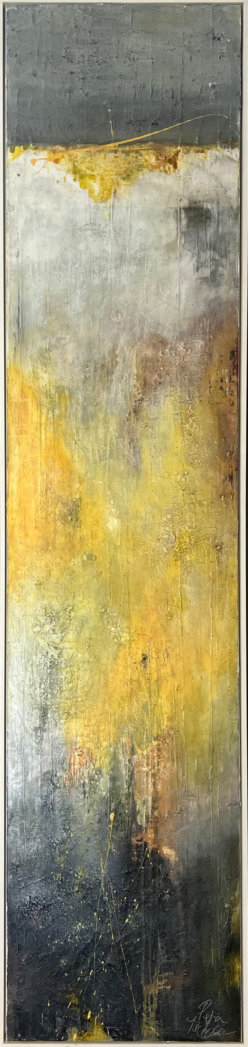 Jacobsen, Petra, Ruhe des Nordes, 220 x 50cm, Mischtechnik
