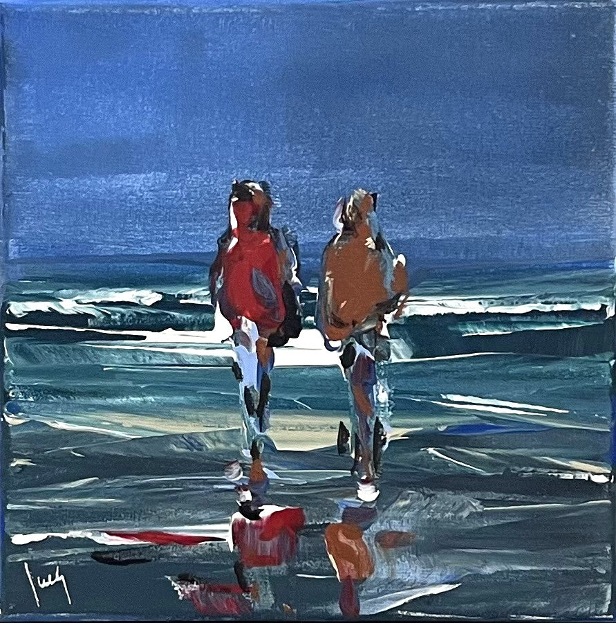 Ramm, Ines, Salty View, 20 x 20cm, Acryl