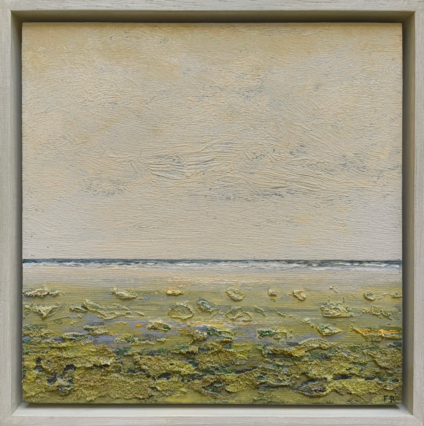 Rasch, Folkert, Seestück VI, Öl auf Leinwand, 30x30 cm